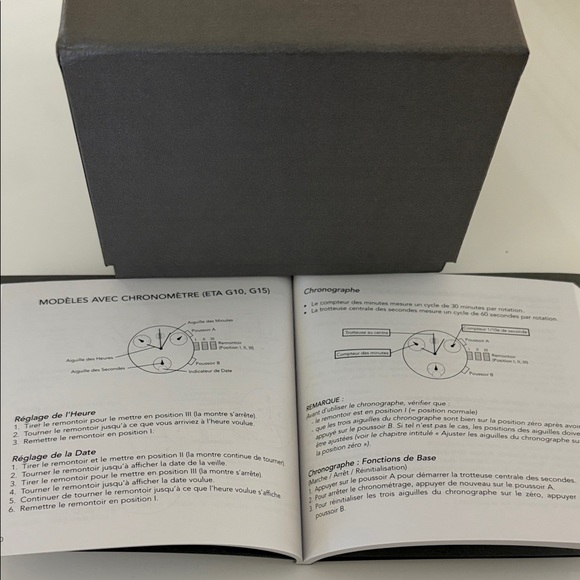 Michele Midnight Black Chronograph Watch - Picture 5 of 6